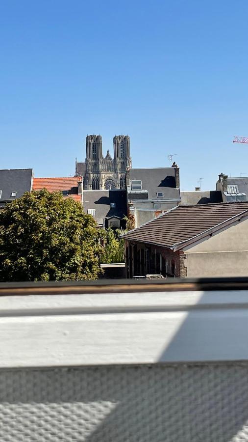 Le Cosy Marnais, Centre Ville, Vue Cathedrale Reims Buitenkant foto